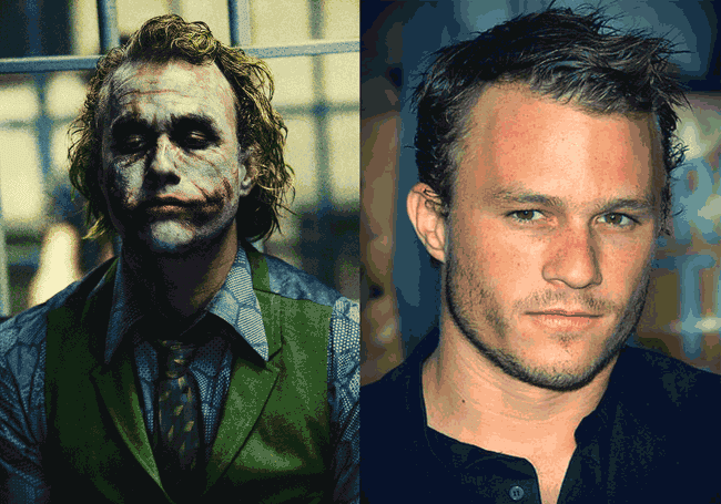 Karakter "The Joker" dan pemerannya, Heath Ledger Karakter "The Joker" dan pemerannya, Heath Ledger