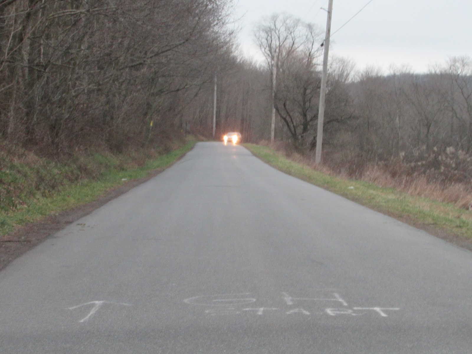 Gravity Hill and Cuppet's Covered Bridge, New Paris, PA Bedford County