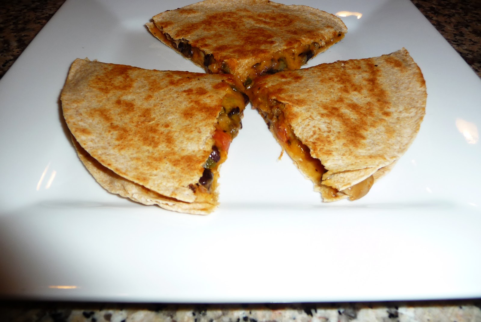 Vegetarian Quesadilla (Mushroom and Black Beans) Easy Cooking with Sandy