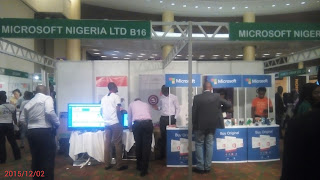 Microsoft stand Microsoft stand