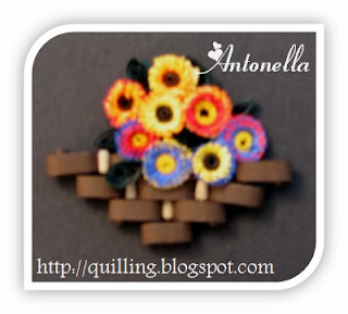 Antonella's free quilled autumn flowers