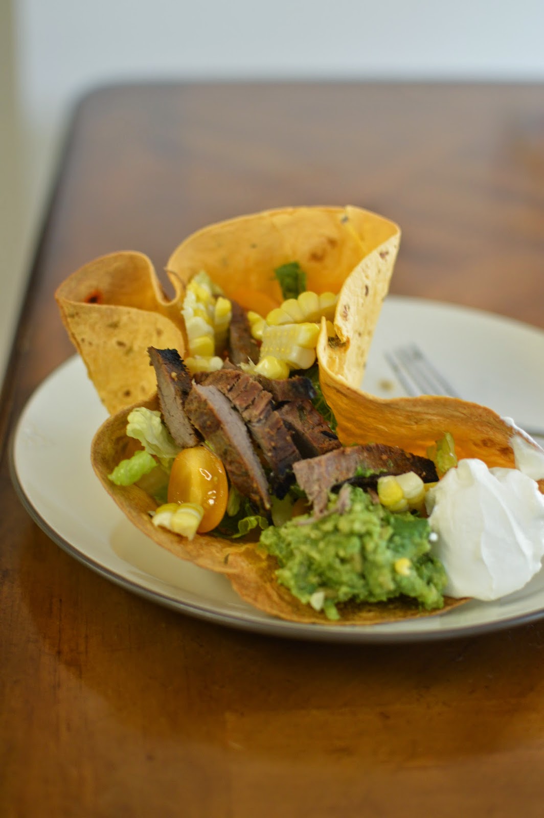 Huang Family Spanish Flank Steak Salad Bowls