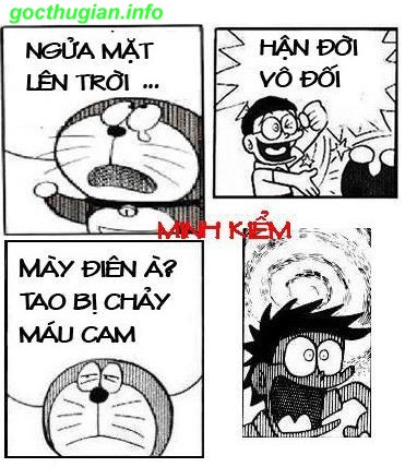 Đôrêmon chế - ngữa mặt lên trời hận đời vô đối