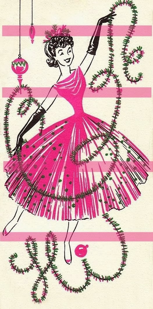 25 easy handmade christmas greetings fun to make with your kids.... What Kate-Em did next.: Top Ten outfits from vintage Christmas cards.