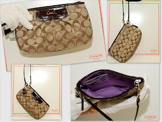 coach wristlets large