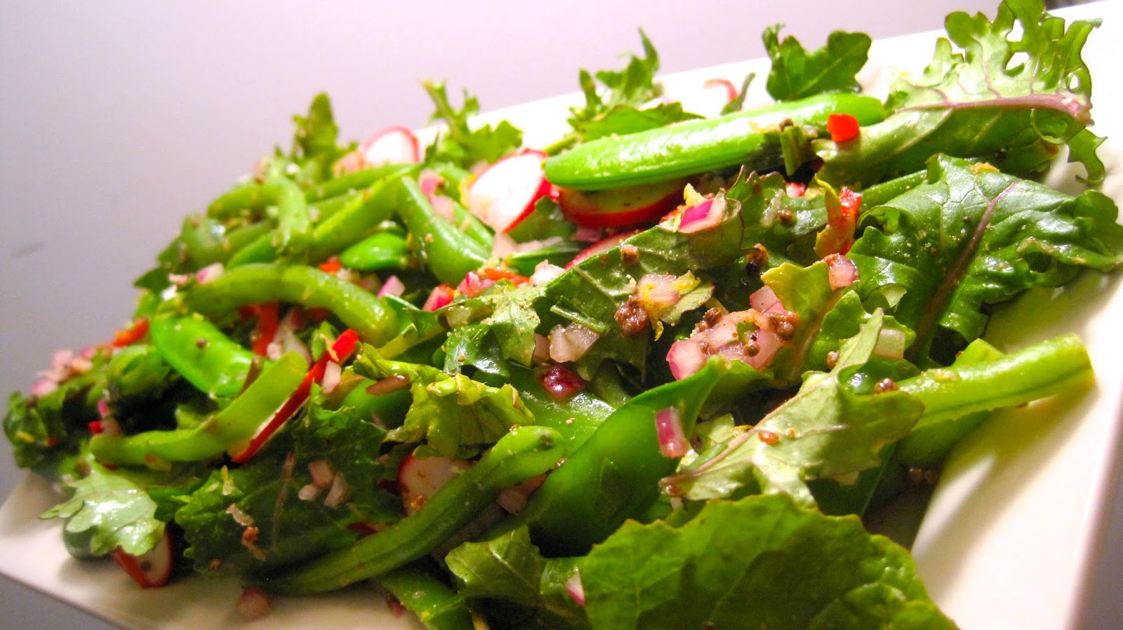 Kvell in the Kitchen Green Bean Salad with Mustard Seeds and Tarragon