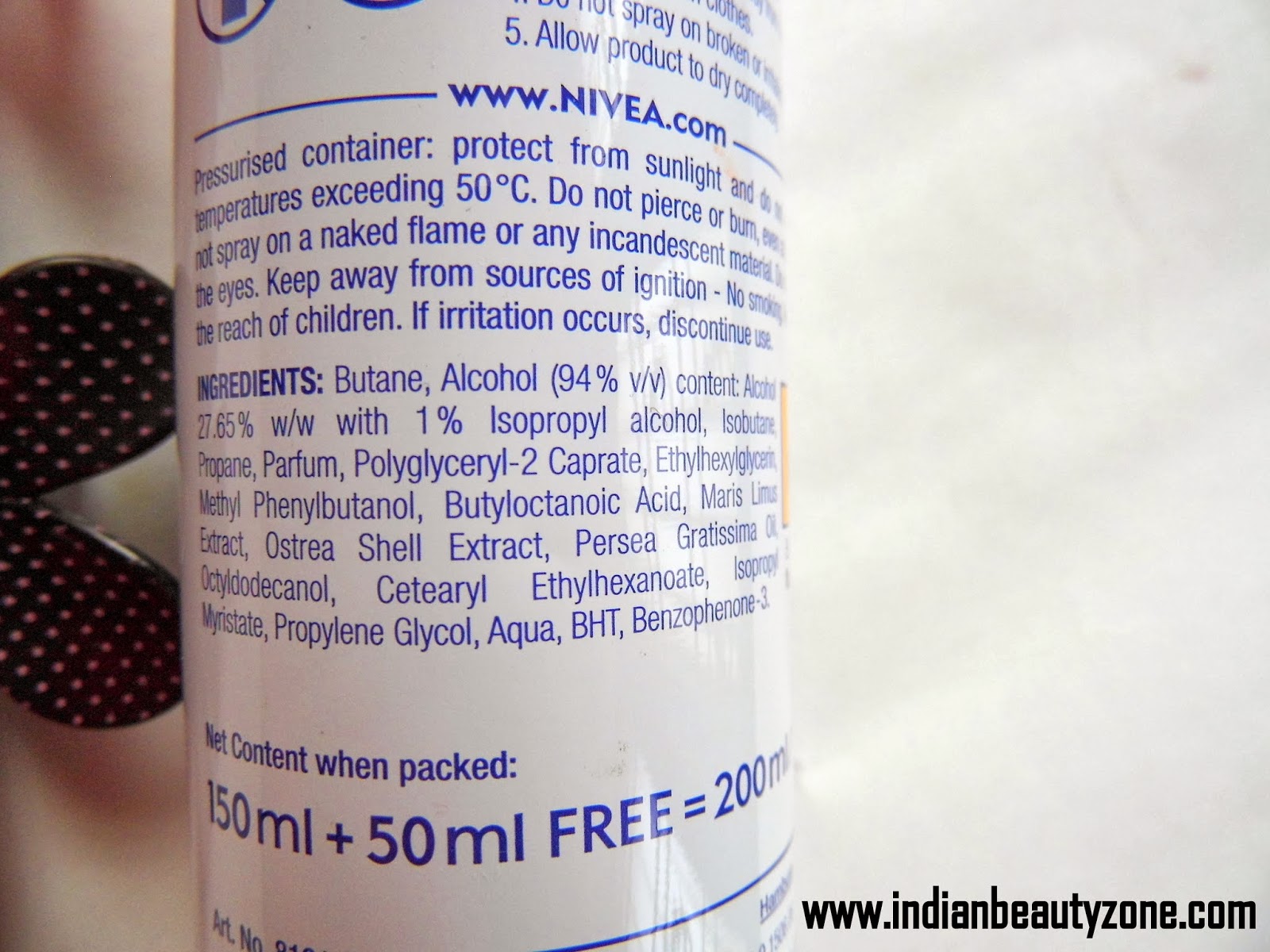 Indian Beauty Zone Nivea Fresh Natural Deodorant Review