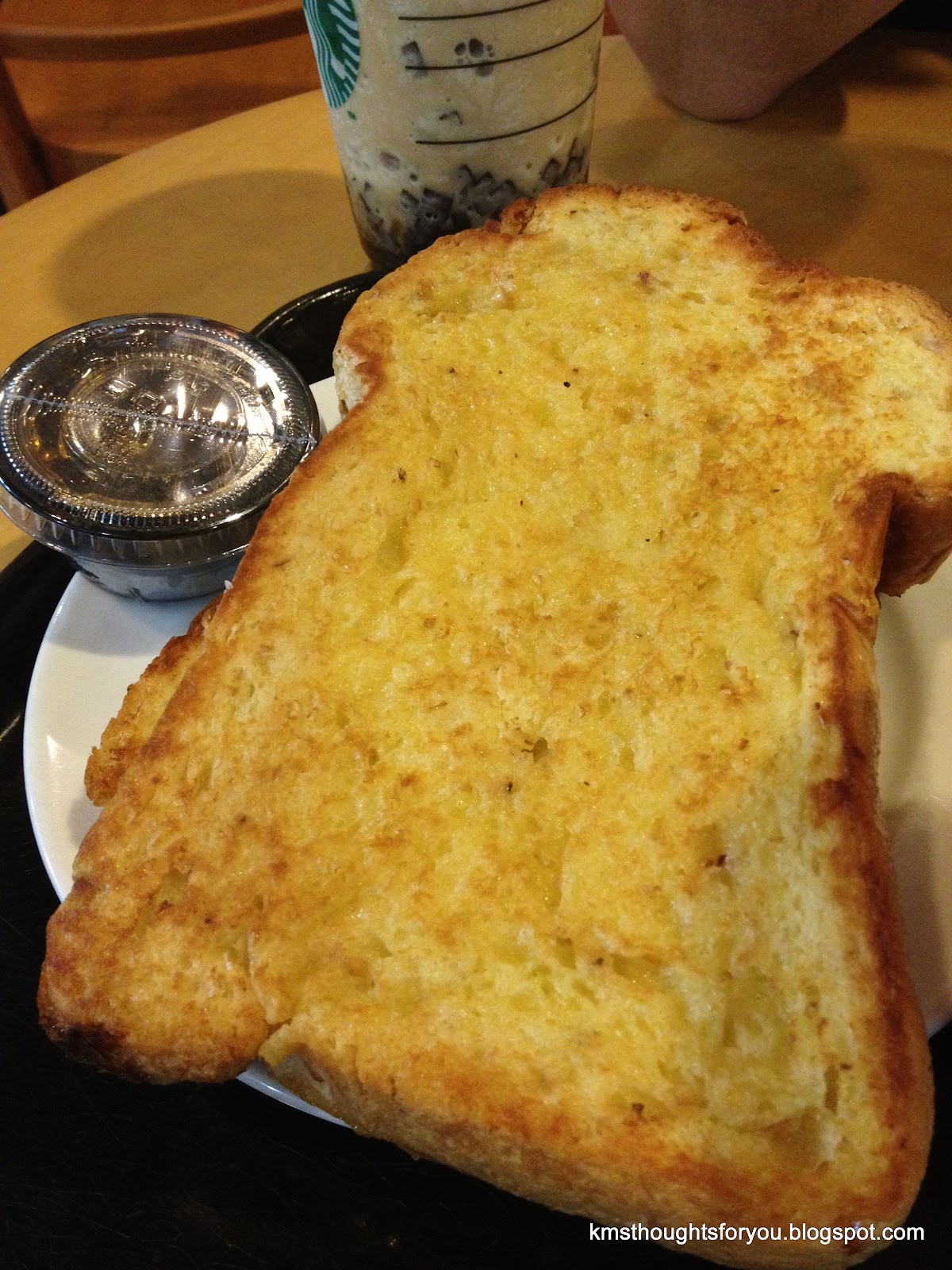 km's thoughts for you Yummy for the Tummy Starbucks Coffee's French Toast