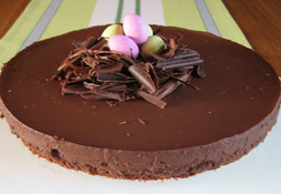 chokladtårta med tryffel chokladtårta med tryffel