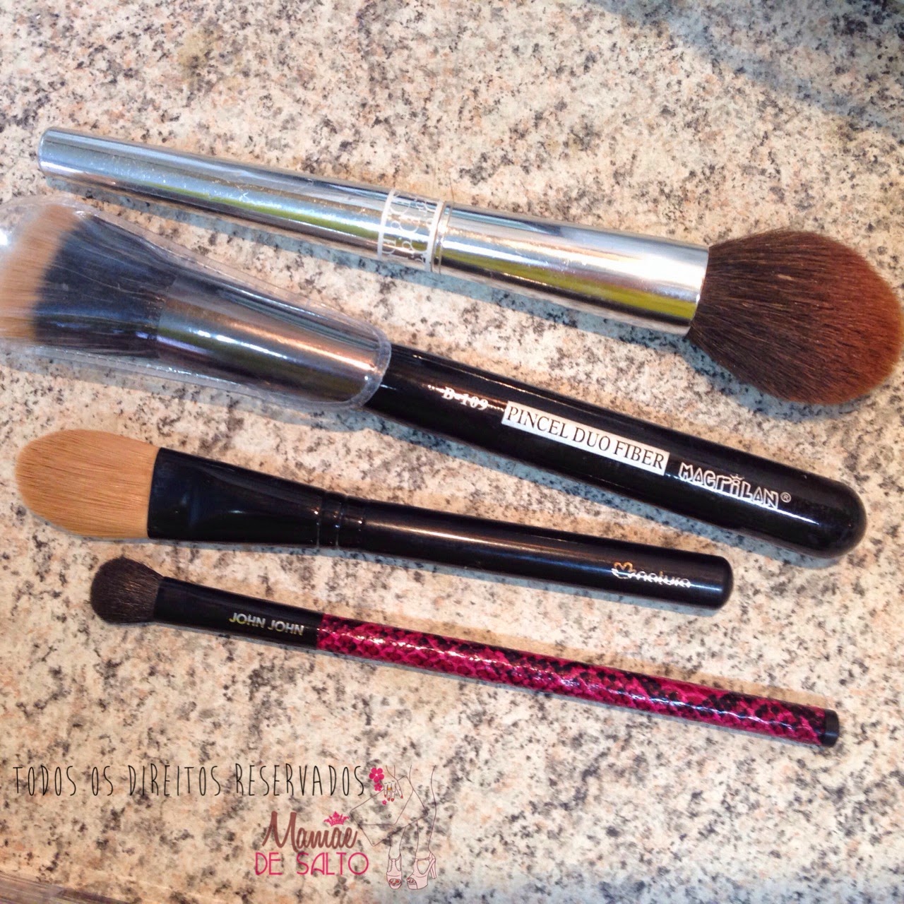 pincéis maquiagem básica da mamãe: dior, macrilan, natura, john john - todos os direitos reservados ao blog Mamãe de Salto