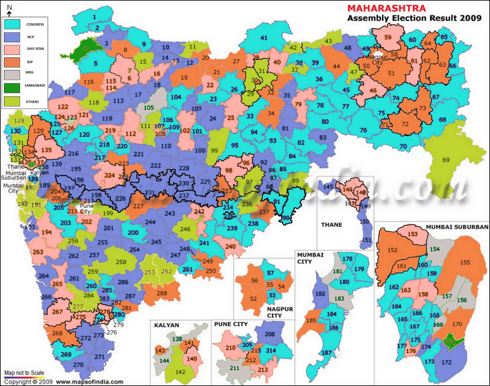 Maharashtra Political Analysis Maps