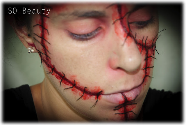 Cara cosida maquillaje efectos especiales Halloween, Stitched face special effects makeup Silvia Quirós Cara cosida maquillaje efectos especiales Halloween, Stitched face special effects makeup Silvia Quirós