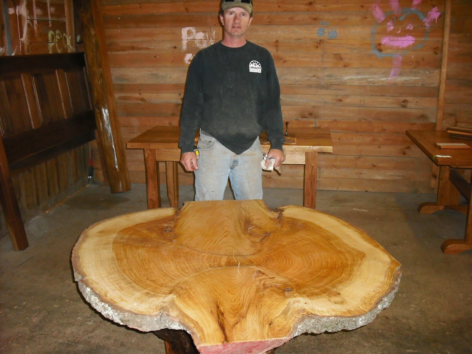 Floyd Virginia in the Blue Ridge Mountains Solar Kiln at St. Pierre