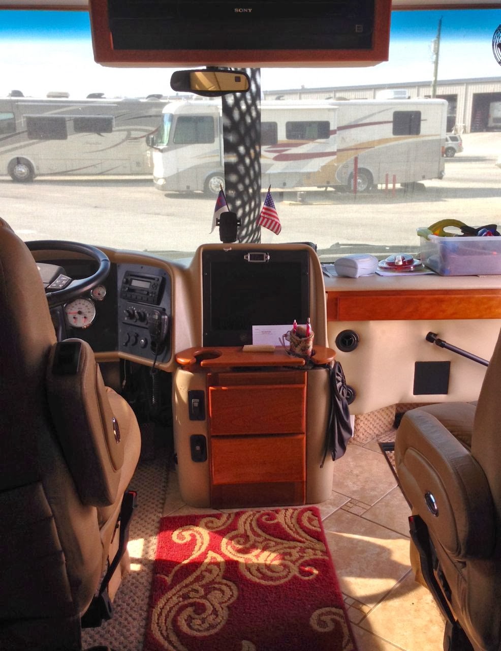 Rothgaber Travels Motorhome upgrades and routine maintenance in Red