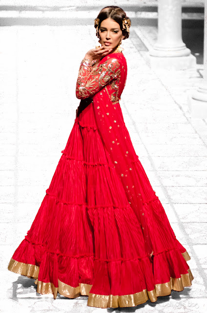 Suneet Varma India Bridal Fashion Week 2013 The Golden Bracelet Sahar Biniyaz