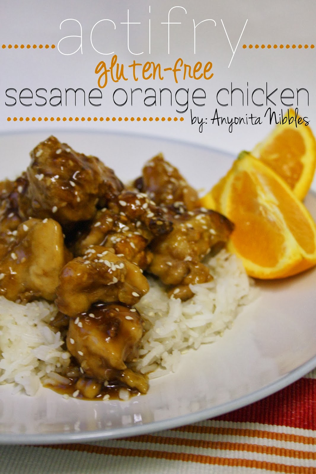 Anyonita Nibbles GlutenFree Recipes ActiFry GlutenFree Sesame