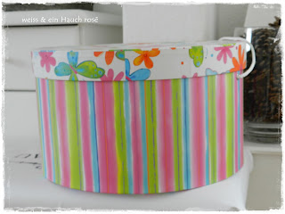 weiß & ein Hauch rosé: DIY - shabby Hutschachtel...