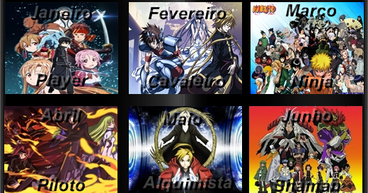 Fanfic Animes X: Calendário Anime do Blog