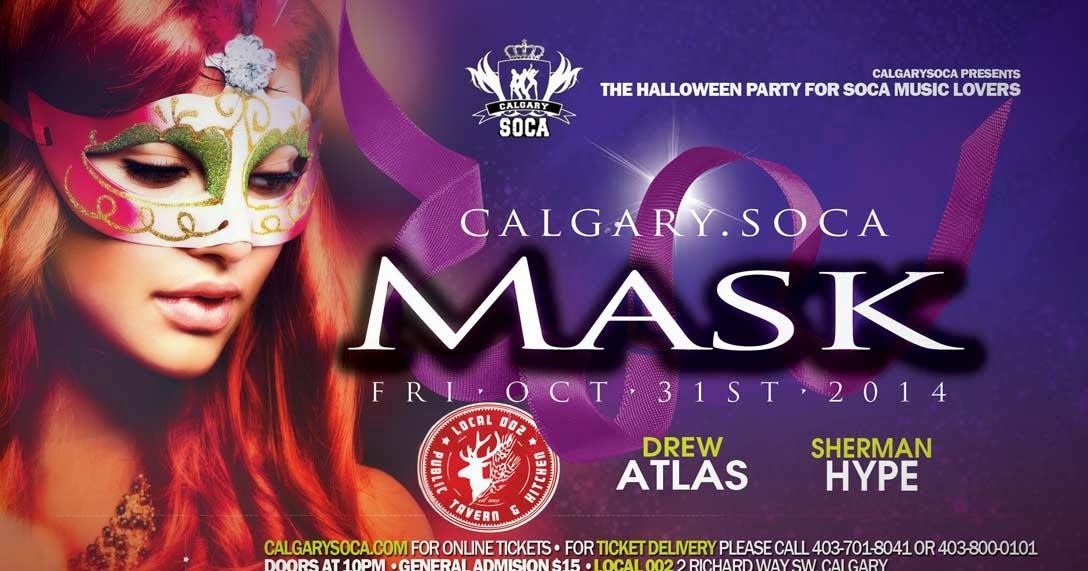 Get Ready for MASK this Halloween Calgary Soca