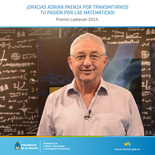 El mundo de Mr maths Algunos datos sobre Adrían Paenza