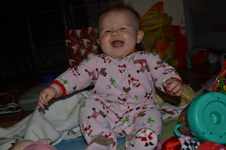 Laughing baby