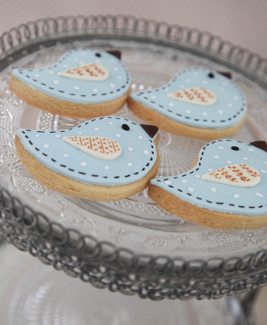 Bubble and Sweet: Blue Ruffle Birdie Baby Shower