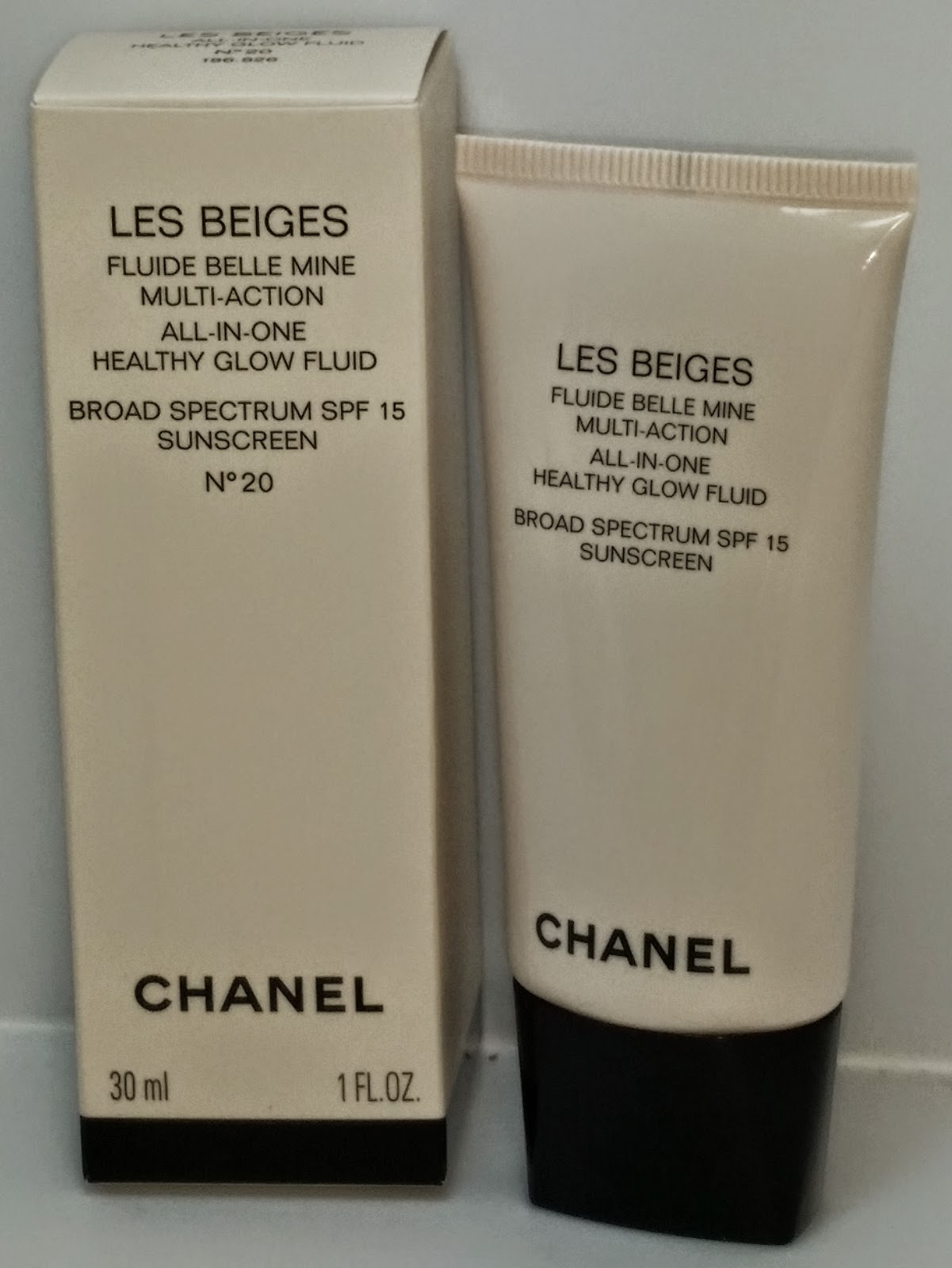 Jayded Dreaming Beauty Blog : N°20 CHANEL LES BEIGES MULTI-ACTION  ALL-IN-ONE HEALTHY GLOW FLUID - SWATCHES AND REVIEW