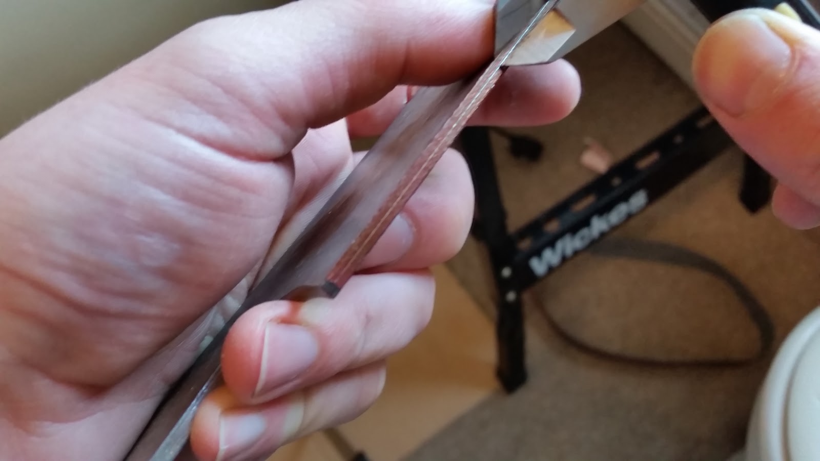 Wabocho Knife making adventures... part 5 Distal taper