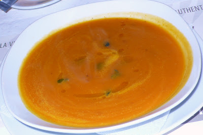 Sütőtökkrémleves (Elefántos, Pécs)