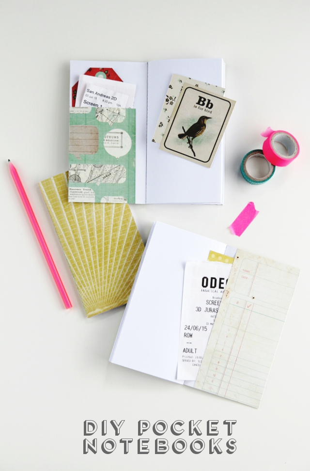DIY POCKET NOTEBOOKS. Gathering Beauty