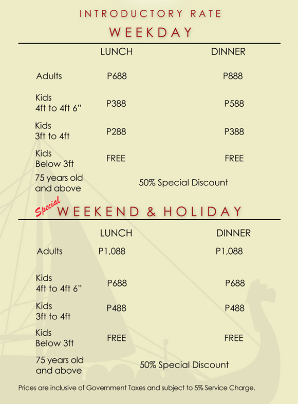 FoodBites Vikings Luxury Buffet?