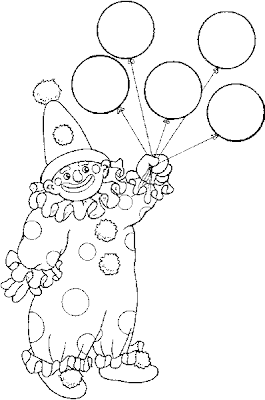 Payaso Para Colorear Y En Blanco Y Negro Payaso Para Colorear Y En Blanco Y Negro