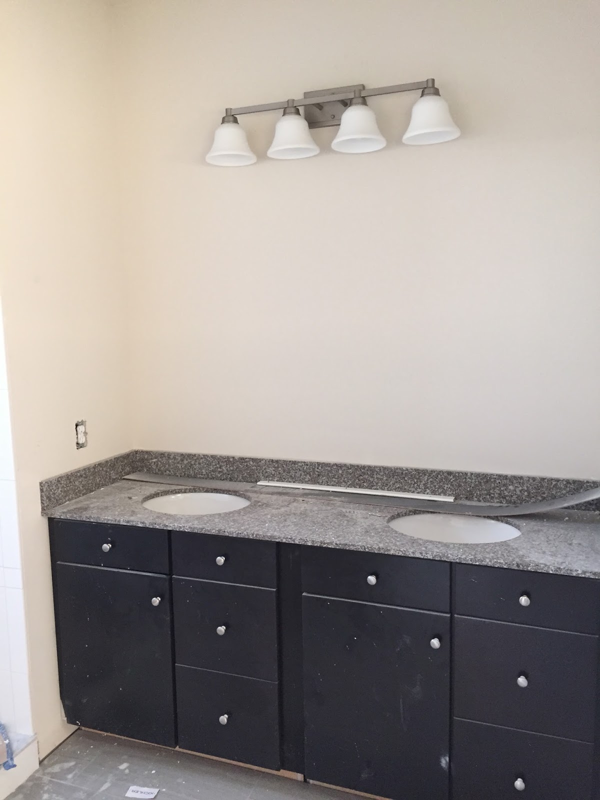 Construction Update : Tile and Lights Installed Building Our NVHomes Andrew Carnegie