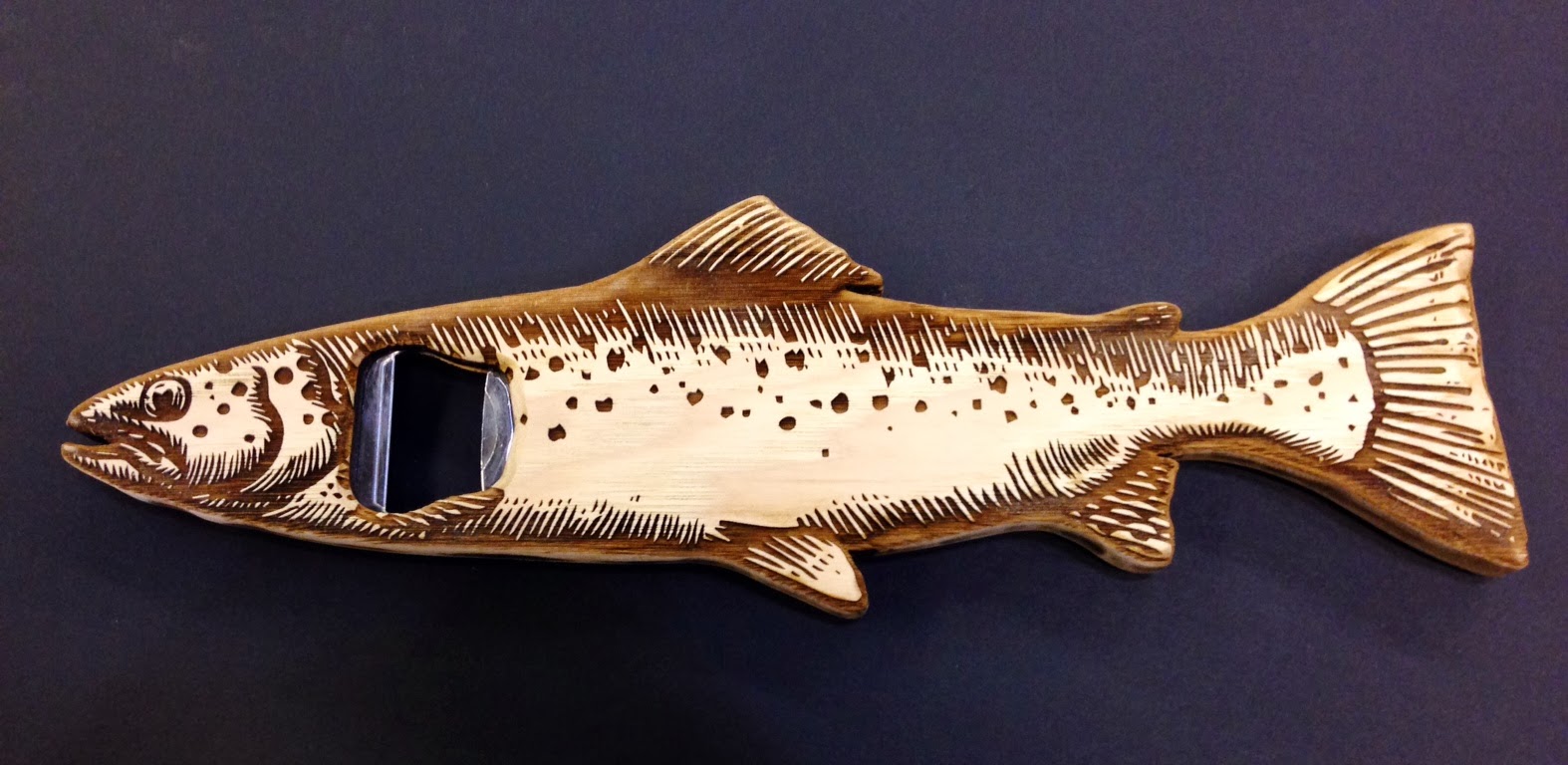trout bottle opener