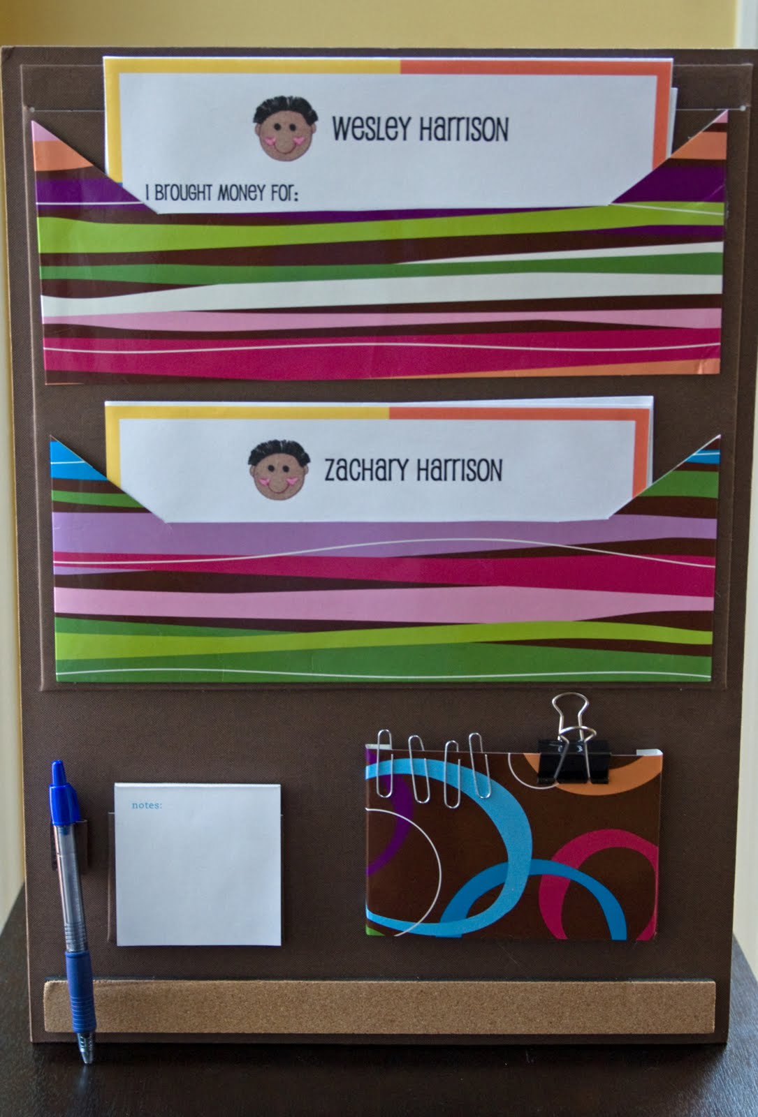 Life in Wonderland DIY School Envelope System