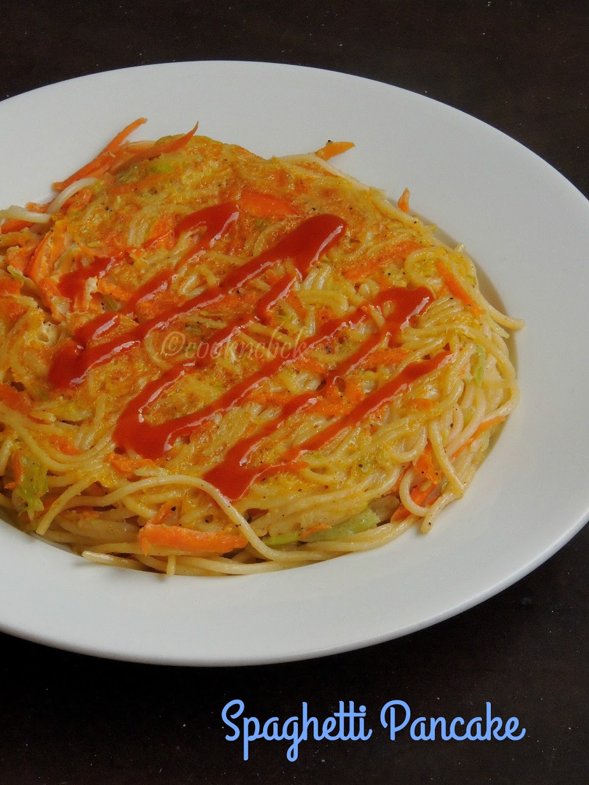 Spaghetti & Vegetable Pancake Cook N Click