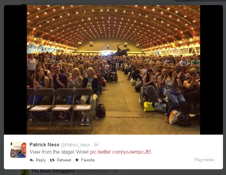 Patrick Ness YALC crowd photo