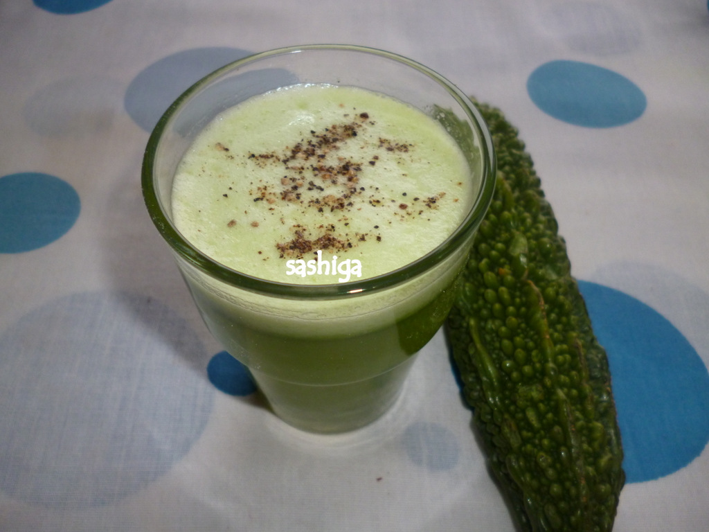 Sashiga Kitchen பாகற்காய் ஜூஸ்/Bitter Gourd Juice