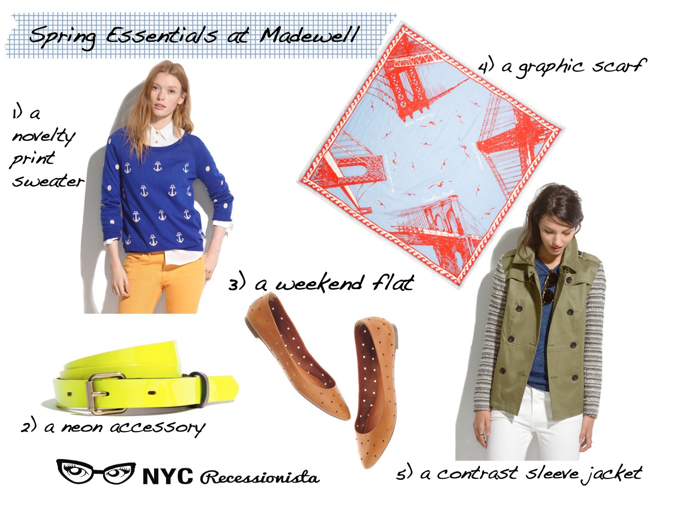 5 spring essentials at Madewell NYC Recessionista