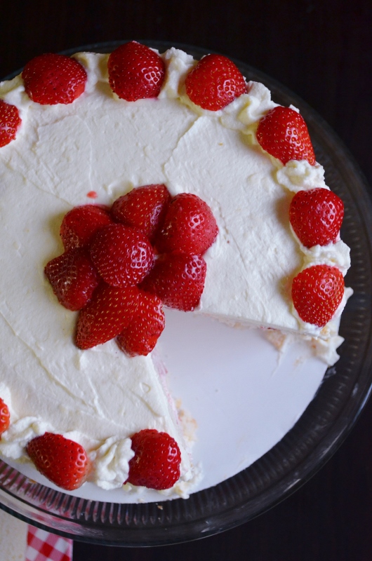 For the Love of Dessert Strawberry, Mascarpone Layer Cake