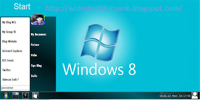 Bloger Template Windows 8
