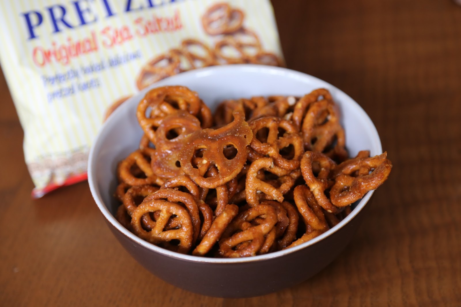 113 grams of butter Caramel coated salted pretzels