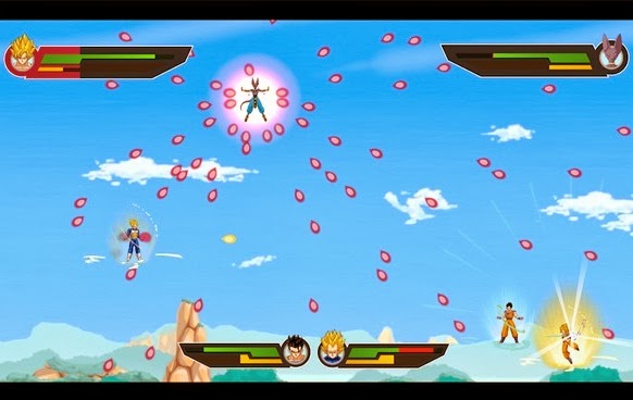 O título é fiel ao produto original com os mesmos personagens Game Dragon Ball Z Battle Of Gods