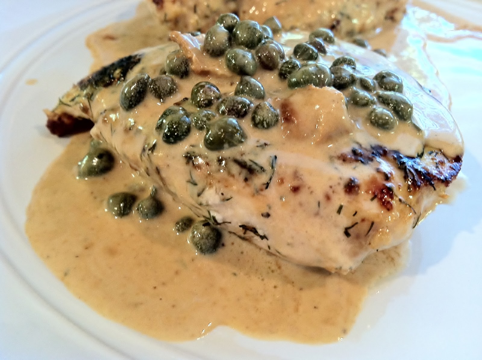 Low Carb Layla Chicken in a Caper Cream Sauce