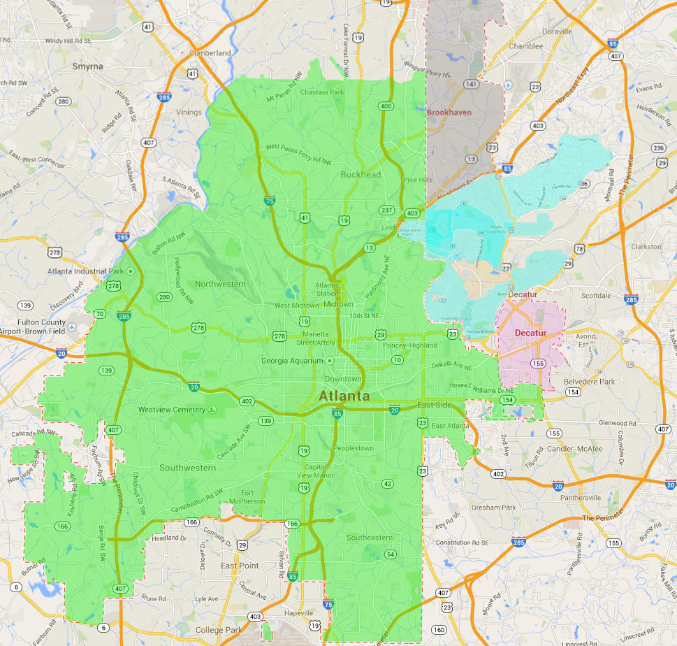 Medlock Area Neighborhood Association (MANA) Annexation into Atlanta