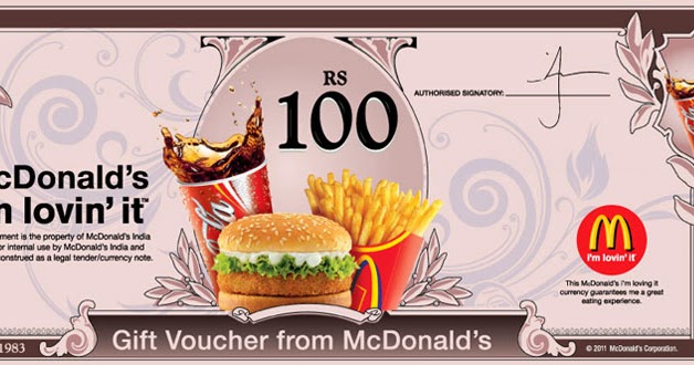 Mcdonalds india coupons