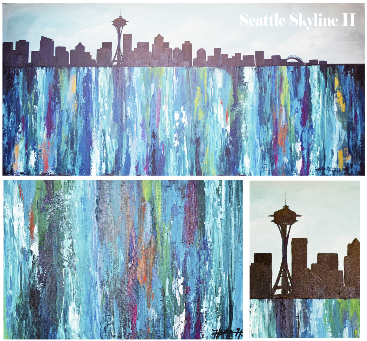 Hurzeler Photography The Blog Skyline Seattle Painting