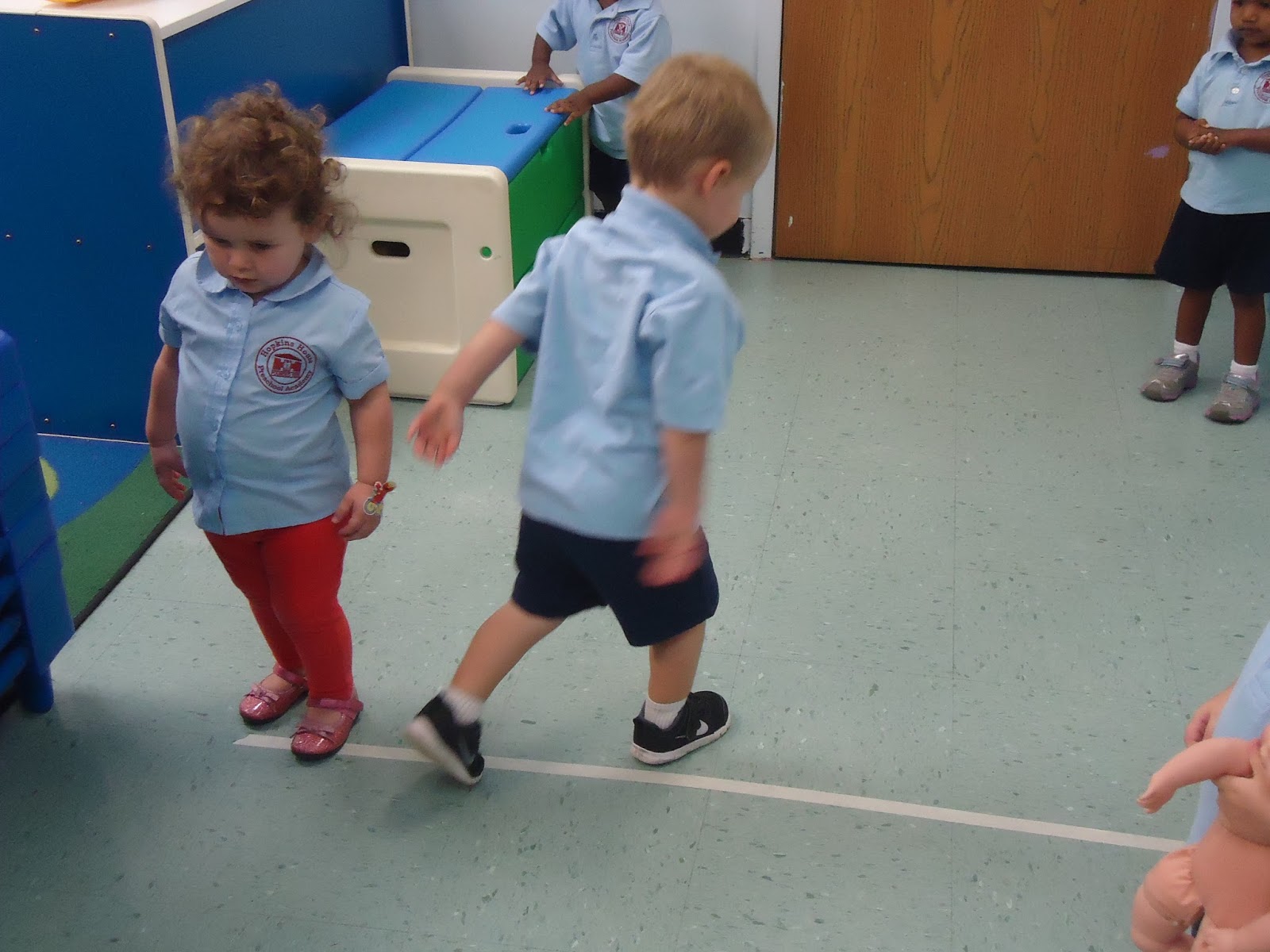 to the HH Toddler Classroom! Gross Motor Activity Jumping and