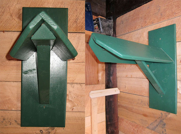 build wood saddle rack