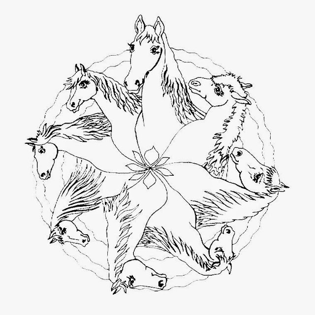 horse mandala coloring pages coloring.filminspector.com